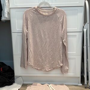 Heathered Pink 2pc Lounge Set